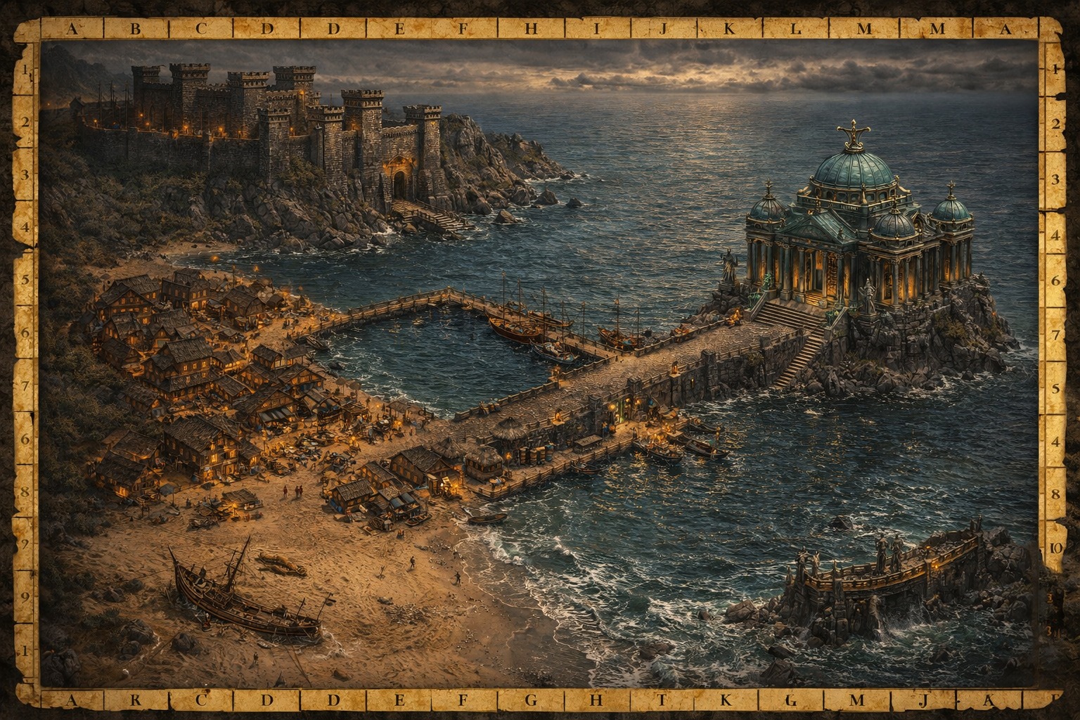 Mappa Porto Tellar